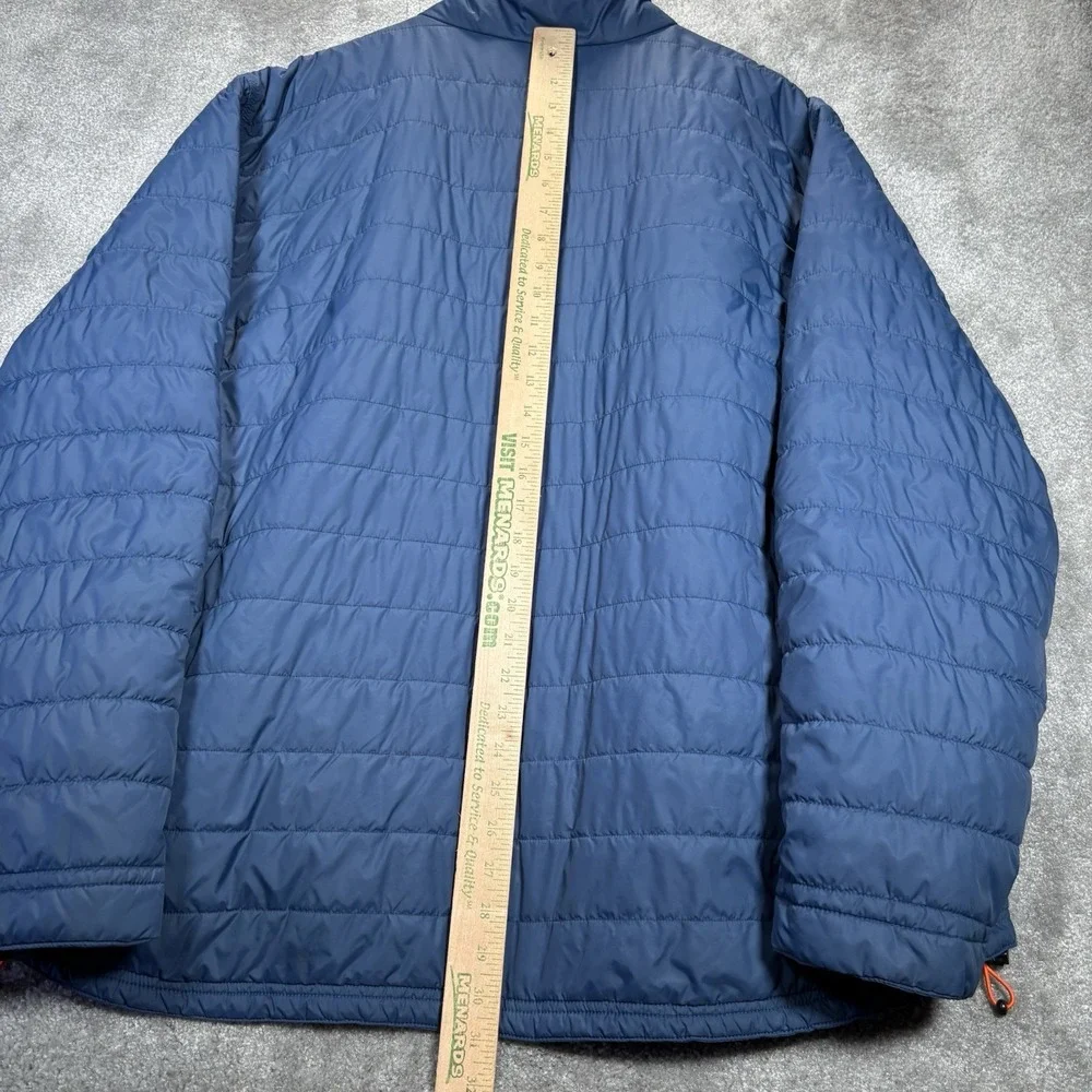 Carhartt Gilliam Jacket Mens 2XL Blue Nylon Lightweight Insulated Workwear